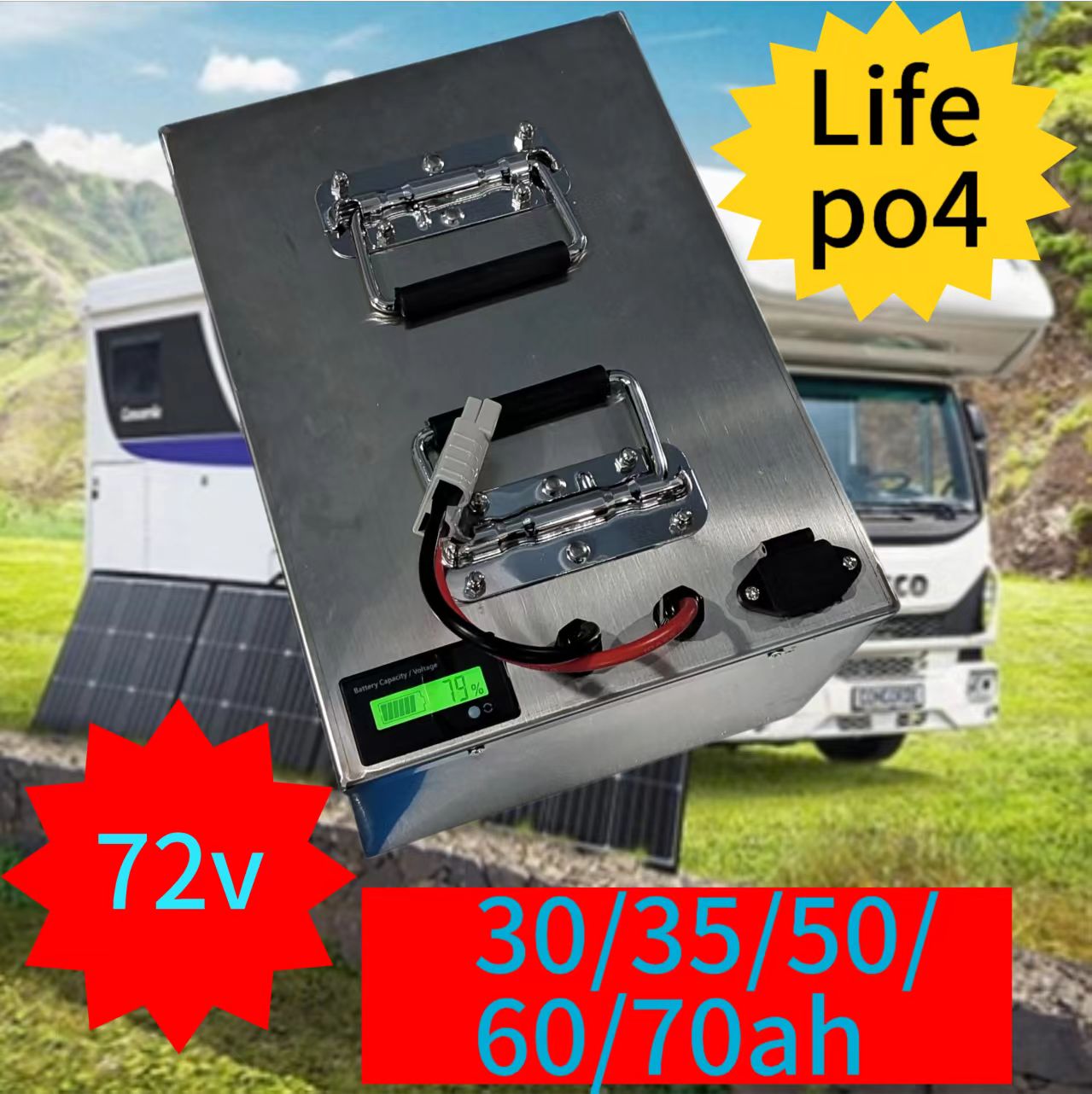 72V 40Ah Lifepo4 Battery Pack - Batteria LiFePO4 72V 50Ah 60Ah 35Ah