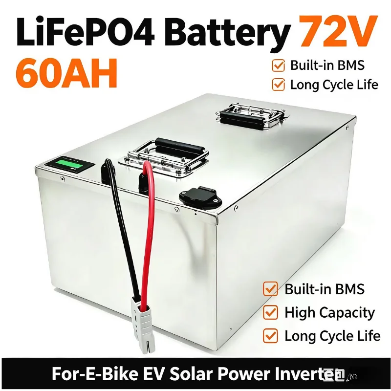 72V 40Ah Lifepo4 Battery Pack - Batteria al Litio LiFePO4 72V 60Ah