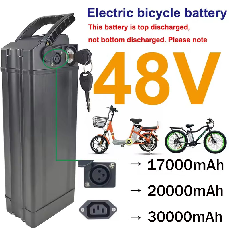 60V 50Ah Electric Scooter Battery - Batteria Silverfish per Bicicletta Elettrica, 48V,