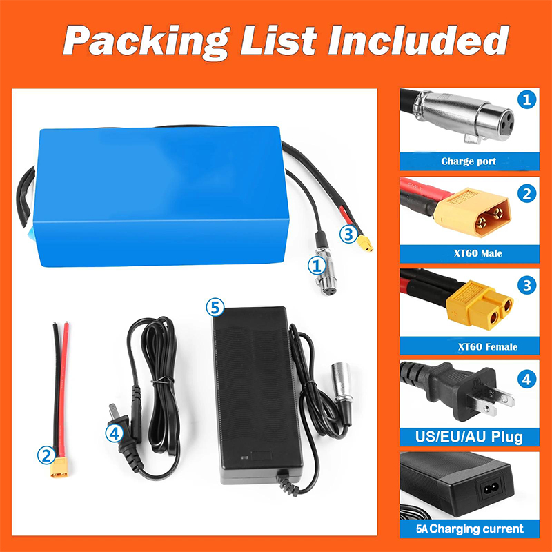Batteria al litio 48V 52V per  - 72V 50Ah 21700 Lithium Battery recensione e prezzo