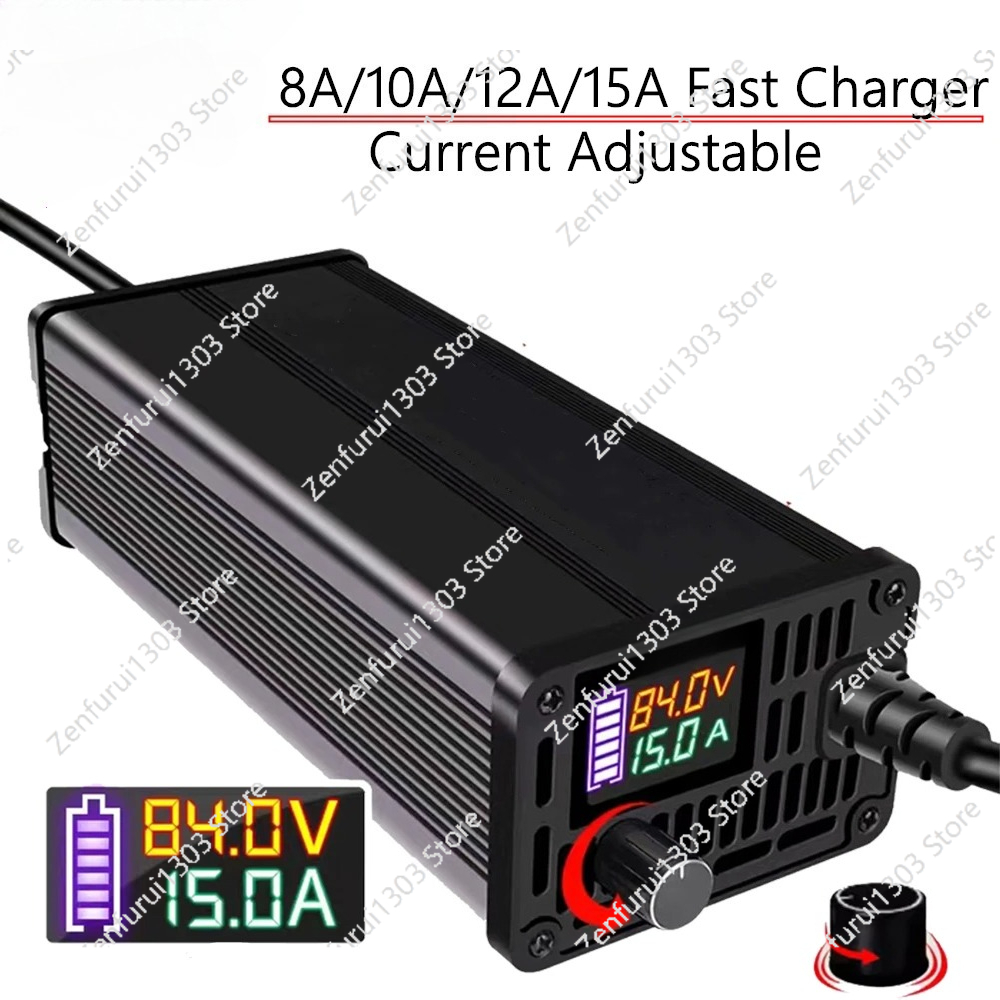 Caricabatterie agli ioni di li - 72V 15A Fast Charger recensione e prezzo
