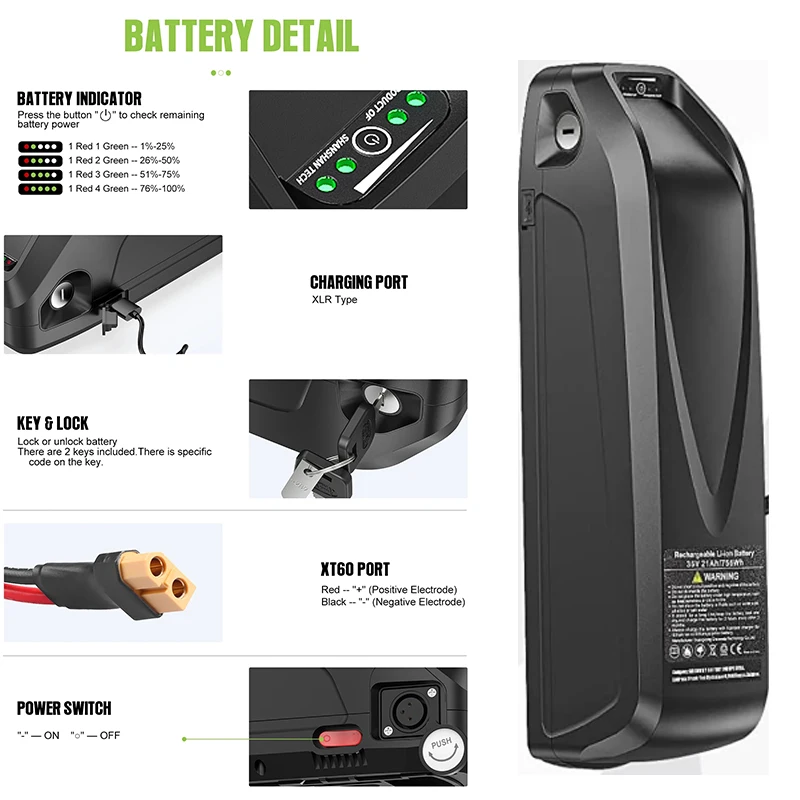 Batteria per E-bike 21700 Hail - 72V 50Ah 21700 Lithium Battery recensione e prezzo