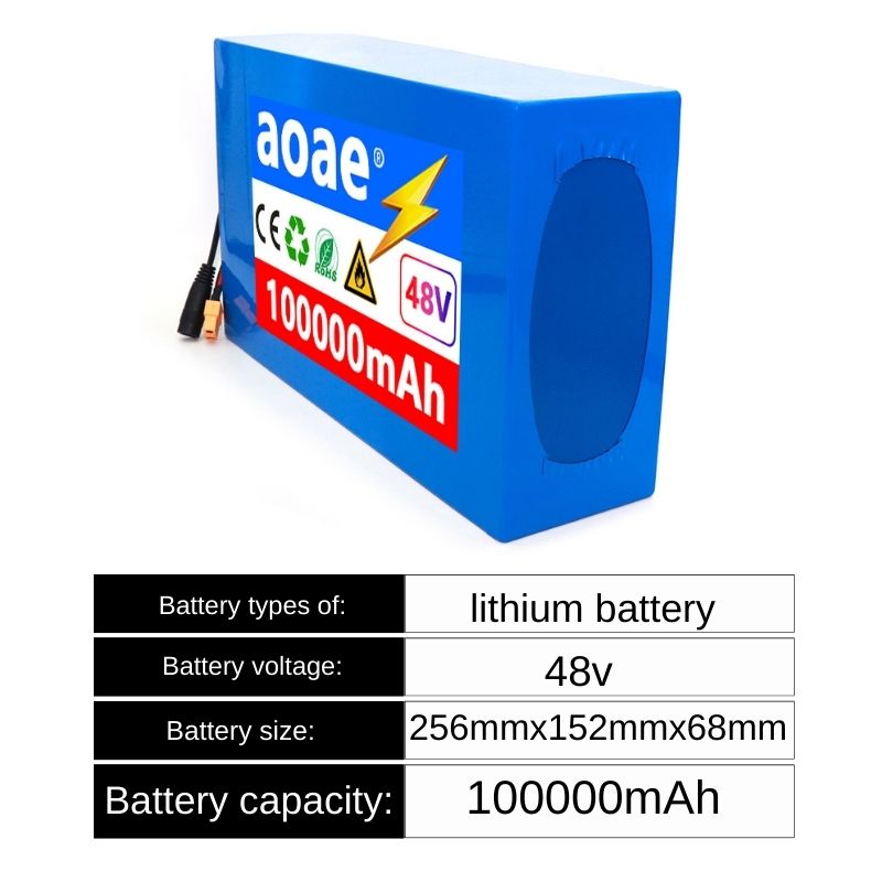 Batteria al litio 13S8P 48V 10 - 60V 50Ah Electric Scooter Battery recensione e prezzo
