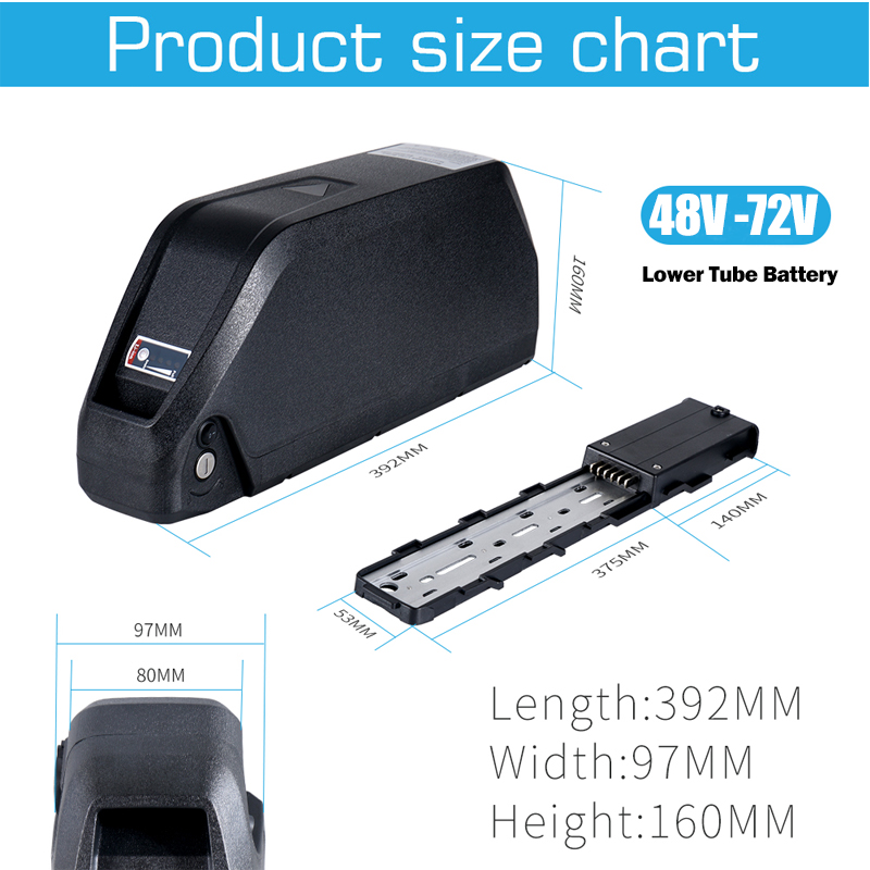 Batteria per Bici Elettrica 48 - 72V 50Ah 21700 Lithium Battery recensione e prezzo